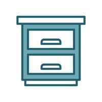 drawer icon design template simple and clean vector