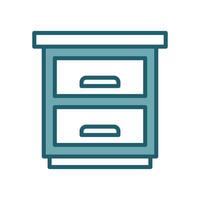 drawer icon design template simple and clean vector