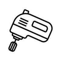 hand electric mixer icon design template simple and clean vector