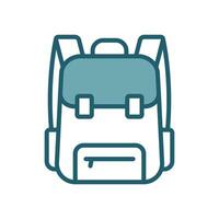 school bag icon design template simple and clean vector