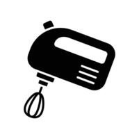 hand electric mixer icon design template simple and clean vector