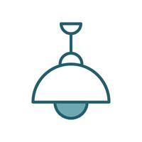 hanging lamp icon design template simple and clean vector