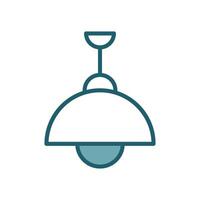 hanging lamp icon design template simple and clean vector