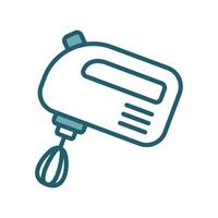hand electric mixer icon design template simple and clean vector