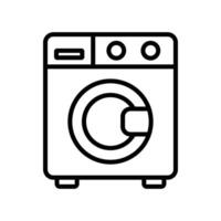 washing machine icon design template simple and clean vector