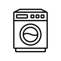 Lavado máquina icono diseño modelo sencillo y limpiar vector