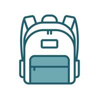 school bag icon design template simple and clean vector