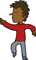 cartoon man pointing png