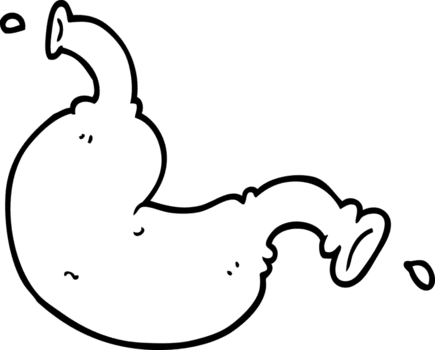 Strichzeichnung Cartoon Orgel png