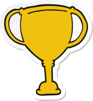 sticker of a cartoon sports trophy png