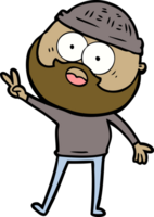 cartoon bearded man png