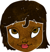 cartoon woman smiling png