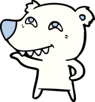 dibujos animados de oso polar png