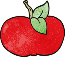 cartoon doodle juicy apple png