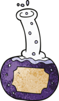 potions d'expérience de doodle de dessin animé png