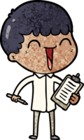 hombre feliz de dibujos animados png