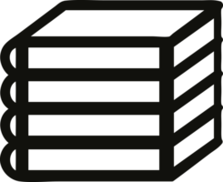 stack of books icon symbol png