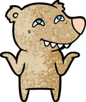 personaje de dibujos animados de oso png