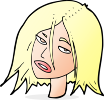 cartoon annoyed woman png