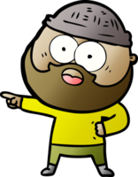 cartoon bearded man png