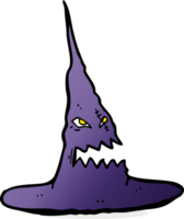 cartoon spooky witches hat png
