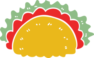 taco de griffonnage de dessin animé png