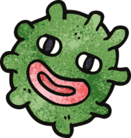 cartoon doodle funny germ png