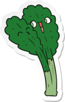 sticker of a cartoon salad leaves png