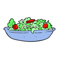 hand dragen tecknad serie sallad png