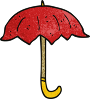 cartoon doodle open umbrella png