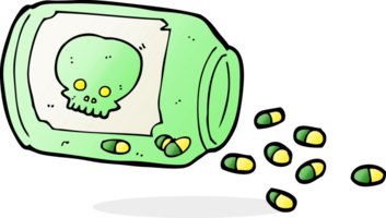 cartoon dangerous pills png