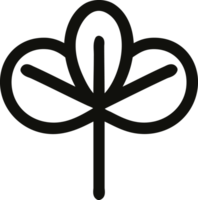 natural folha ícone símbolo png