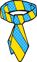 corbata de garabato de dibujos animados png