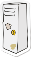 sticker of a cartoon locker png