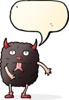 funny cartoon monster with speech bubble png