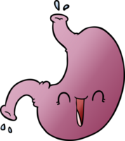 Cartoon glücklicher Bauch png