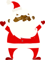 gioviale Santa cartone animato png