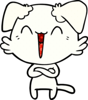 happy little dog cartoon png