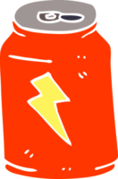 cartone animato scarabocchio energia bevanda png