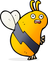 funny cartoon bee png