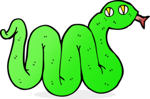 serpiente de dibujos animados divertido png