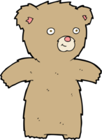 ours en peluche de dessin animé png