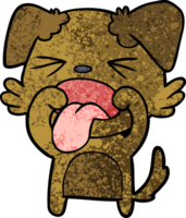 cartoon disgusted dog png