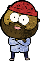 cartoon bearded man png