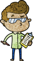 cartoon cool guy png