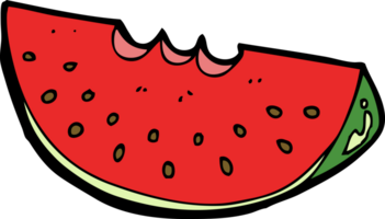 cartoon watermelon slice png