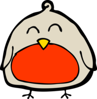 funny cartoon christmas robin png