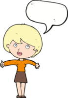 cartoon woman giving thumbs up with speech bubble png