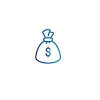 money line icon , business icon vector