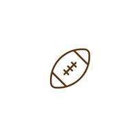 american football icon vector